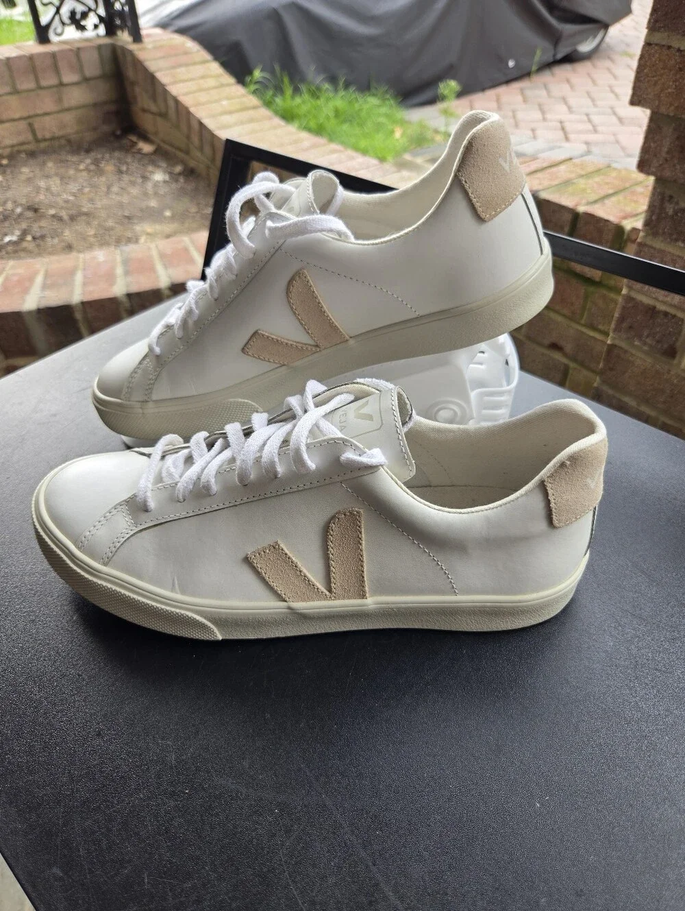 VEJA Campo Leather Sneakers White Beige Neutral Minimalist Clean Girl Aesthetic